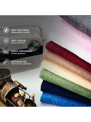 Anti Microable Regalia 400GSM Super Soft Adult Regular Bath Towel-58x28In