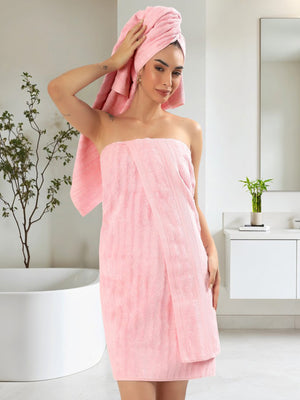 Blossom Bamboo 580GSM Super Soft Adult Regular Bath Towel-59x30In