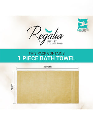 Super soft & Extra absorbant Regalia 600GSM Adult Regular Bath Towel-59x30In