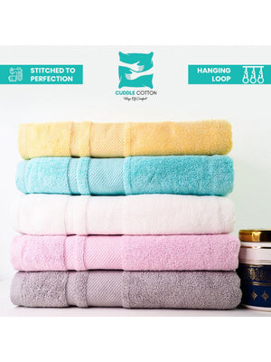 Super soft & Extra absorbant Regalia 600GSM Adult Regular Bath Towel-59x30In