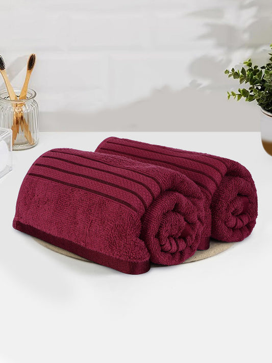 Cuddle Cotton Merlot Red Cotton Hand Towel
